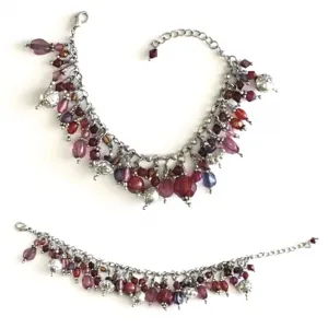 Artisan multicolored vintage dangle bracelet