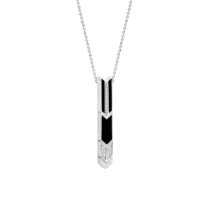 Black Onyx Arrow Necklace