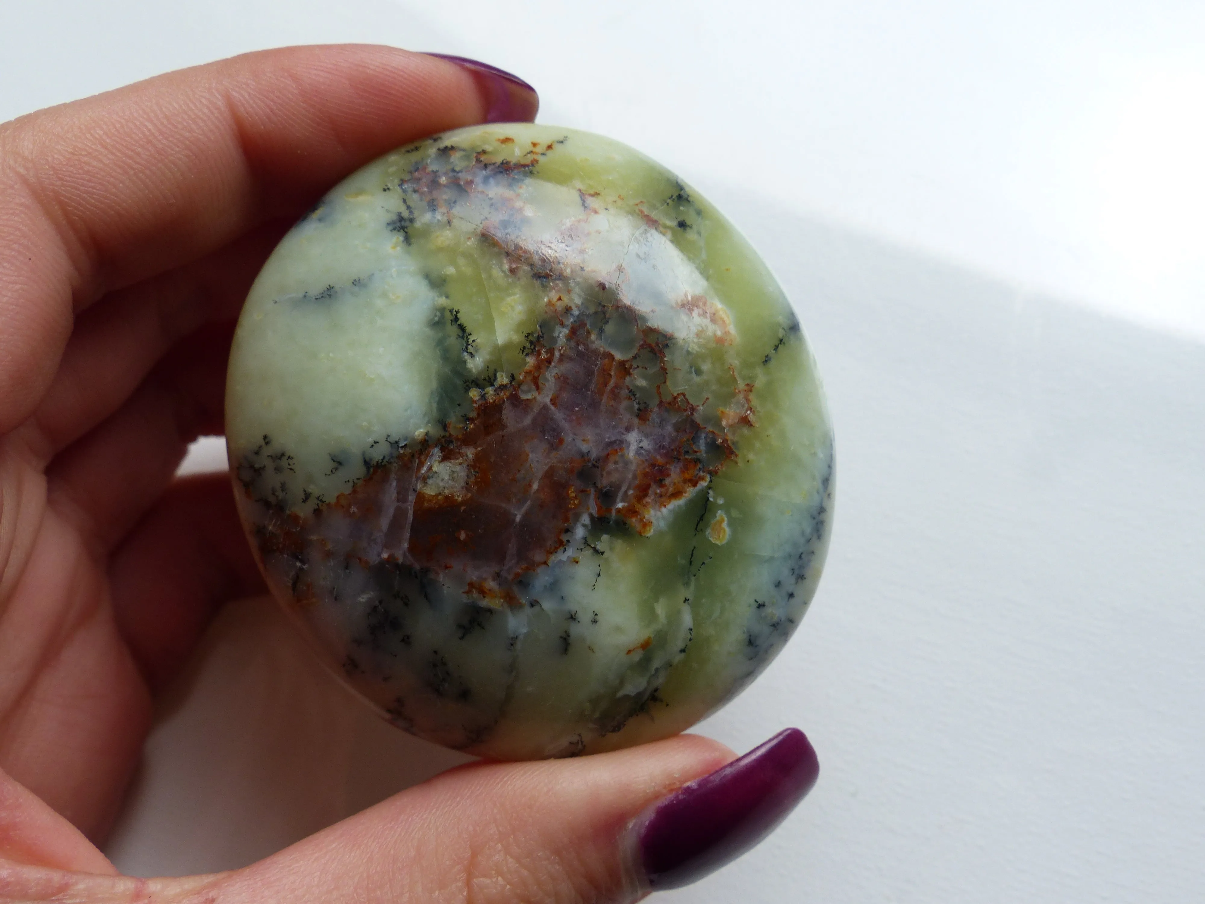 Dendritic Opal Palm Stone (#4)