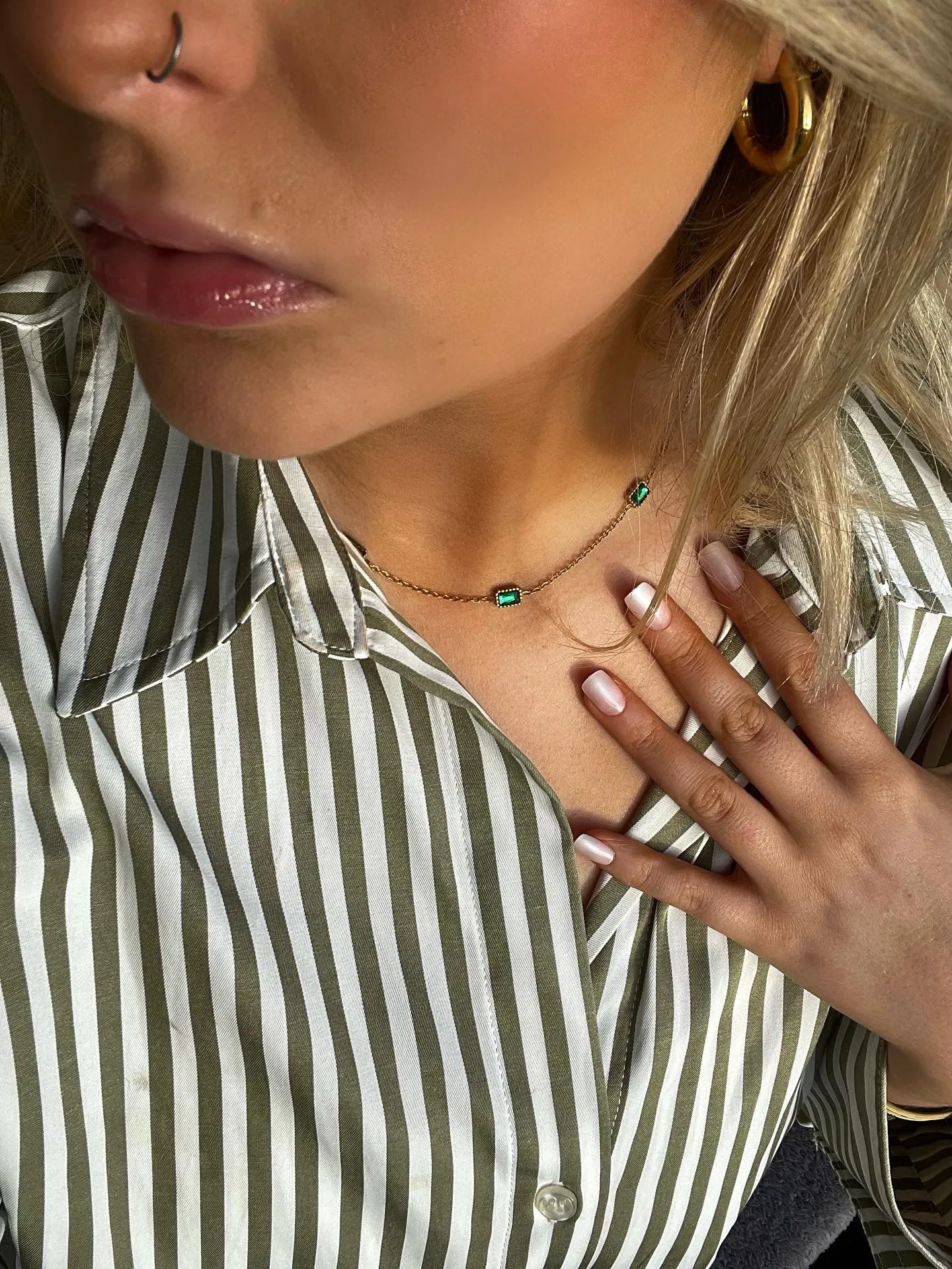 Irish Emerald Necklace