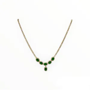 Kalina Necklace - Emerald