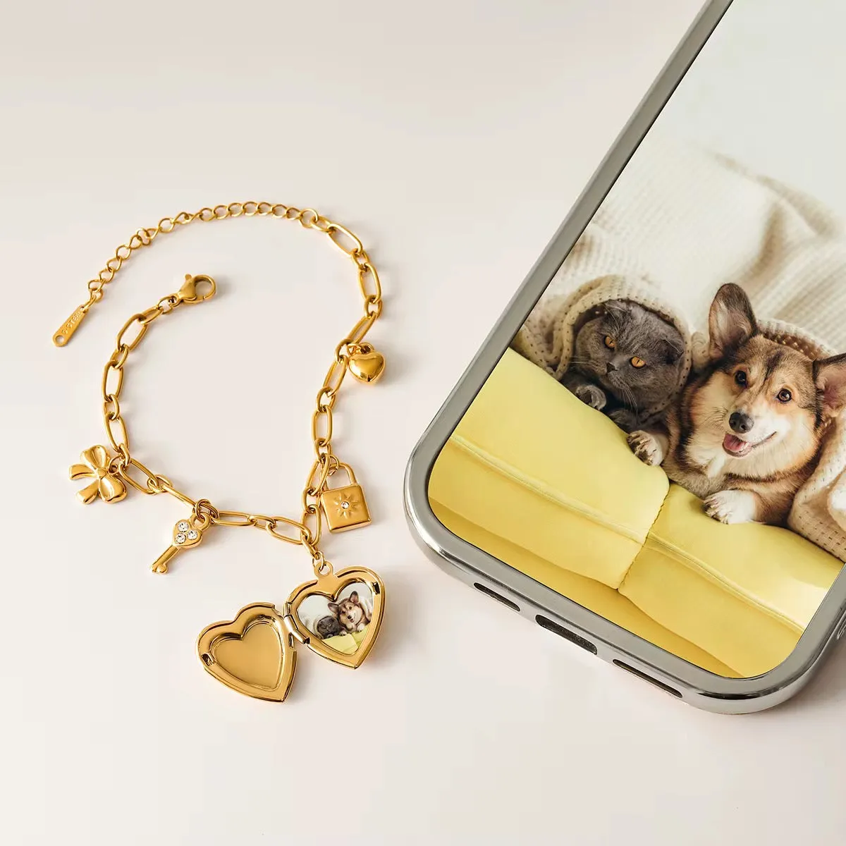 Locket Heart Bracelet