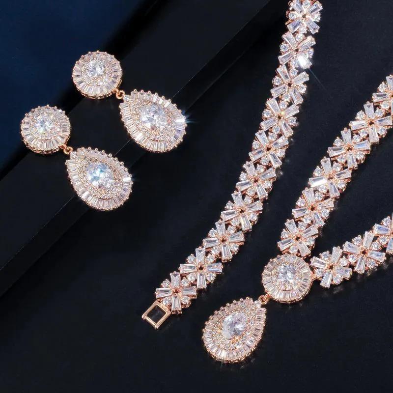 Luxurious Cubic Zirconia Jewelry Set