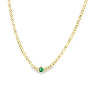 Mini Emerald Necklace
