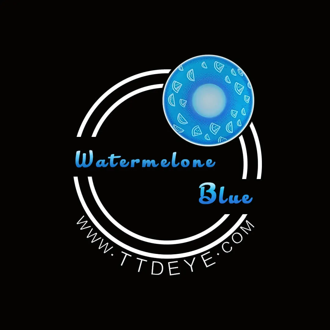 TTDeye Watermelone Blue Colored Contact Lenses