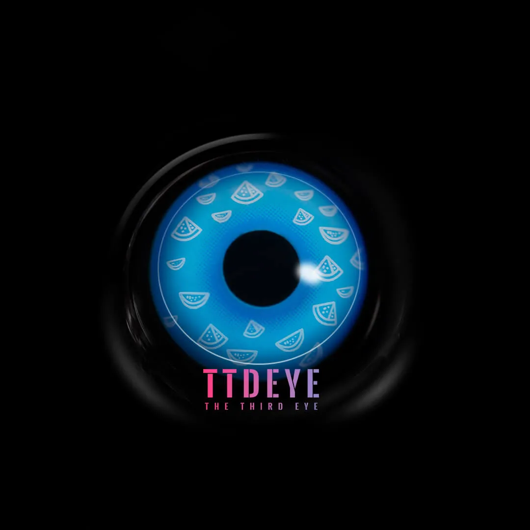 TTDeye Watermelone Blue Colored Contact Lenses