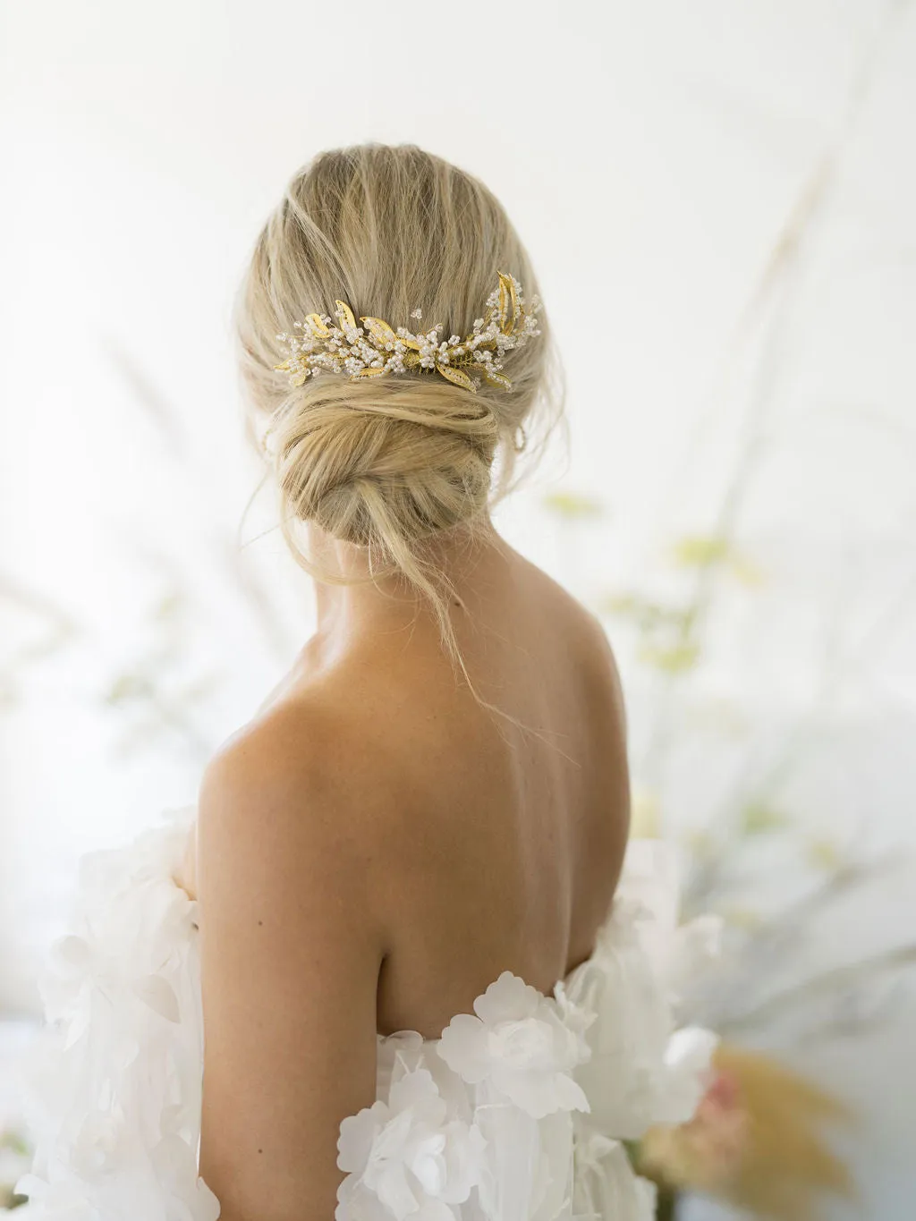 wedding headpiece with crystal beads BERTILLE- 24022