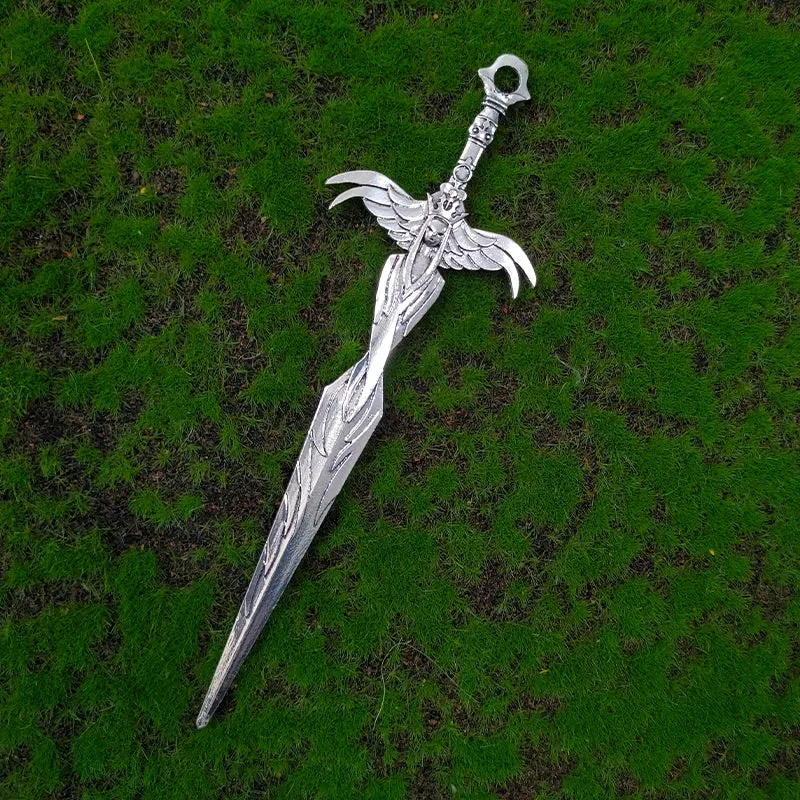 Witch Dead Skull Sun Sword Hair Stick Pagan Occult Protection Hairpin Goddess Hair Jewelry Wicca Gift