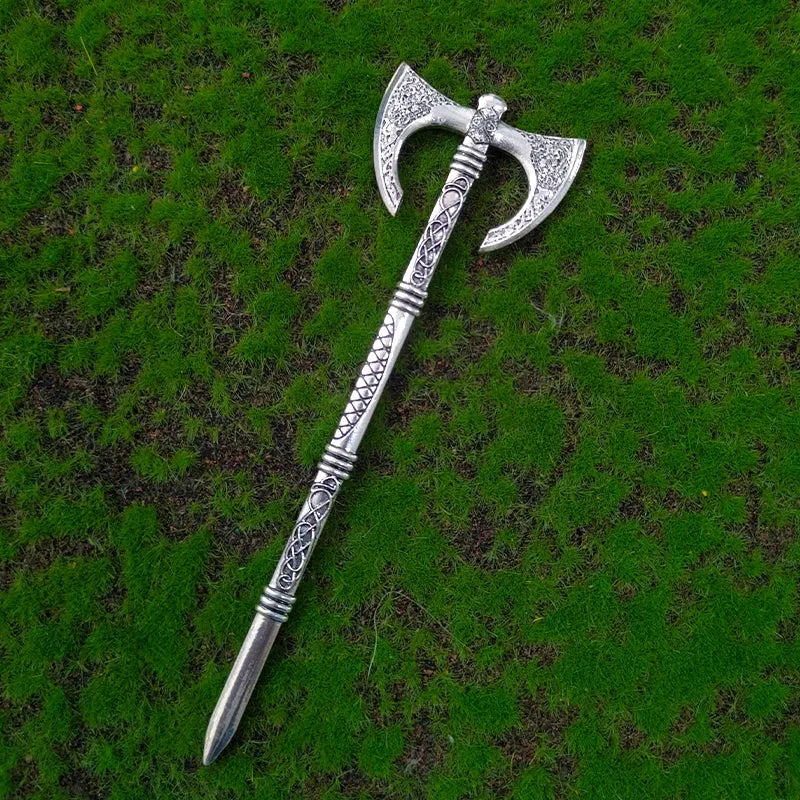 Witch Dead Skull Sun Sword Hair Stick Pagan Occult Protection Hairpin Goddess Hair Jewelry Wicca Gift