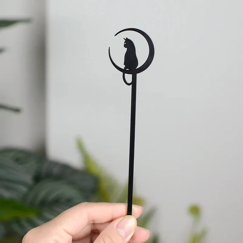 Witch Dead Skull Sun Sword Hair Stick Pagan Occult Protection Hairpin Goddess Hair Jewelry Wicca Gift