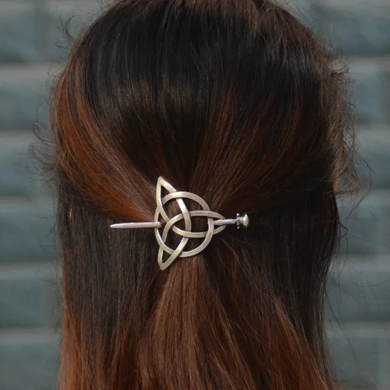 Witch Hairstick Silver Gold Death Head Skull Butterfly Moth Crescent Moon Eagle Gothic Hairpin Wiccan Pagan Hair Jewelry